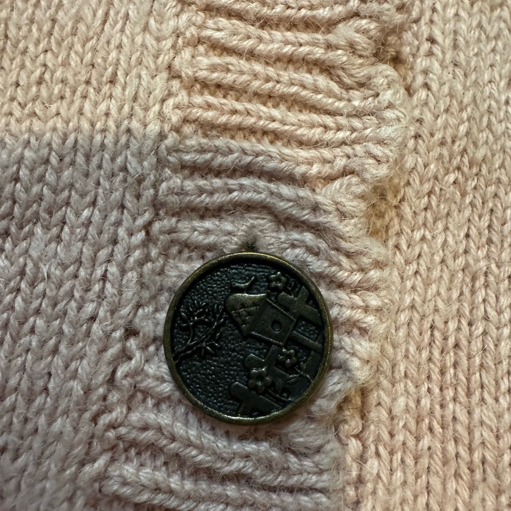 Vintage Northern Reflections Pastel Knit Vest - Picture 3 of 4